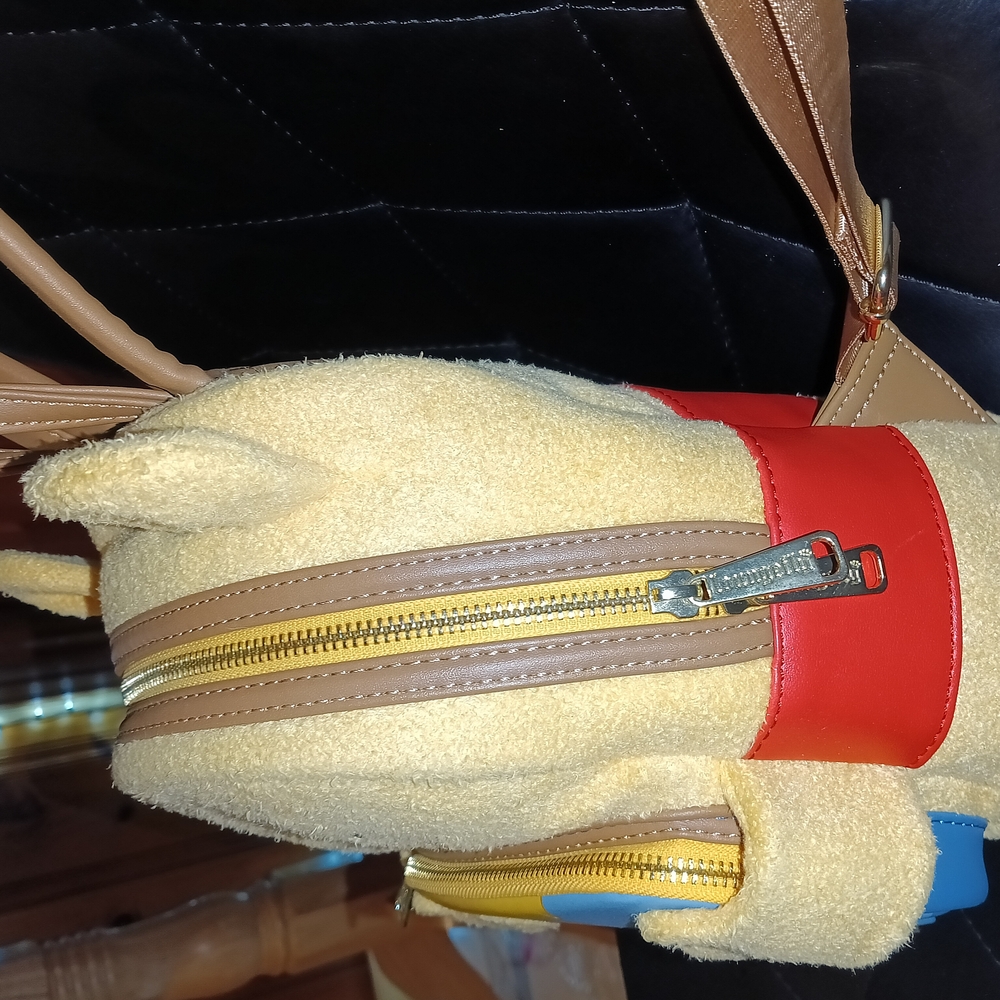 Loungefly New Yellow Disney Winnie The Pooh Cozy Backpack - Picture 5 of 12